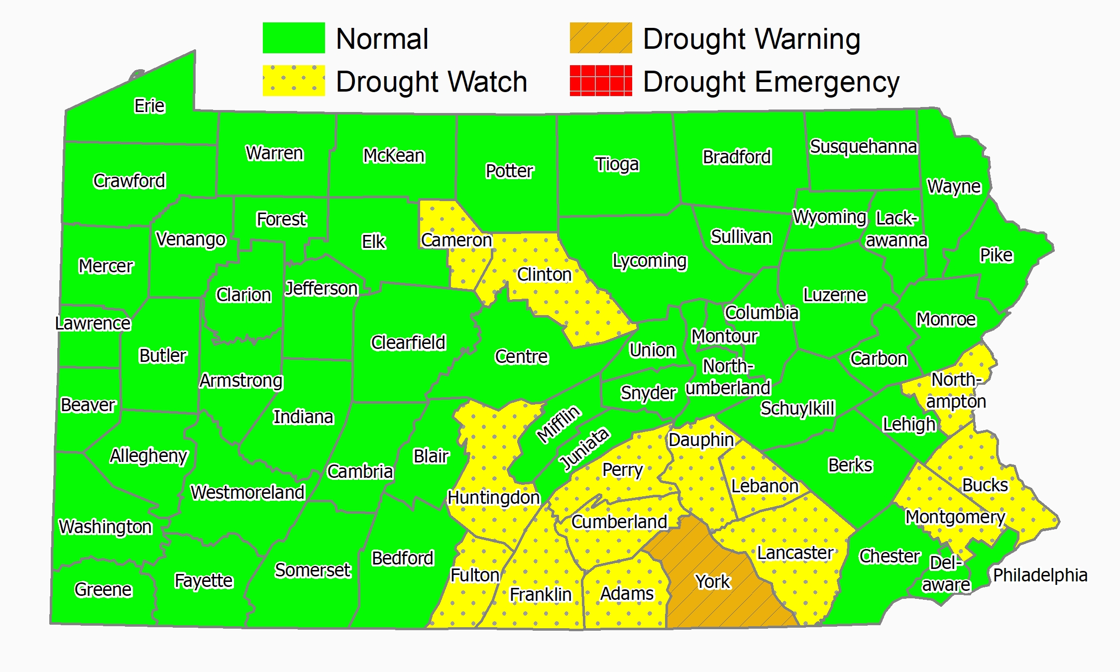 Six Counties Return To Normal And 15 Counties Remain In Drought Watch Six Counties Return To Normal And 15 Counties Remain In Drought Watch